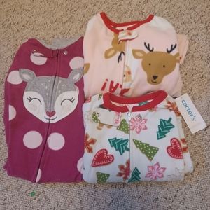 Fleece Christmas pj's